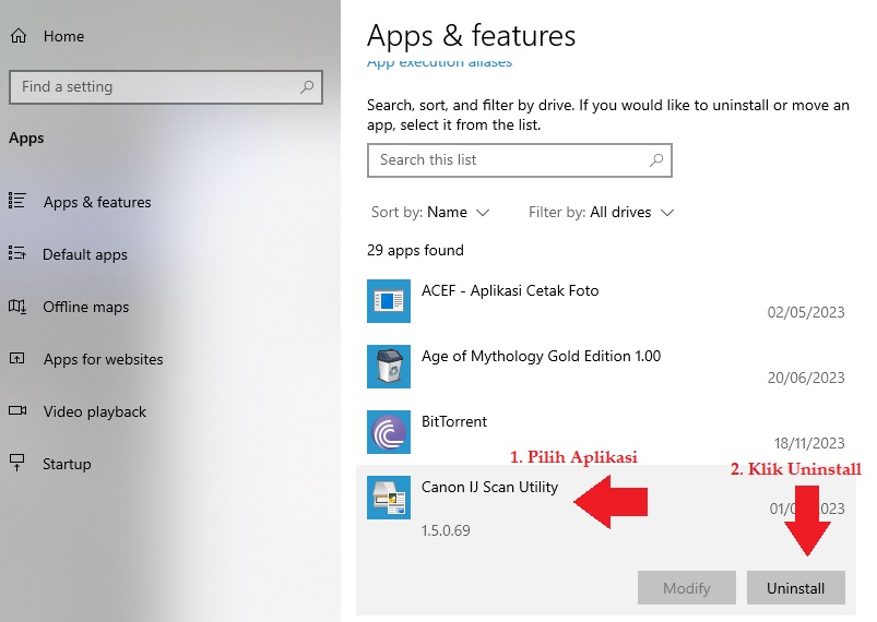 Cara Uninstall Aplikasi di Laptop