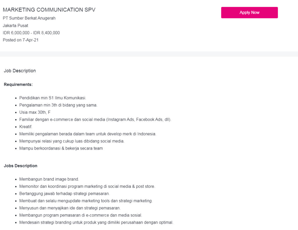 Prospek Kerja Ilmu Komunikasi